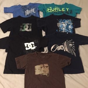 Lot of 2/3T T-shirts & Pants- Hurley, DC, O’Neill